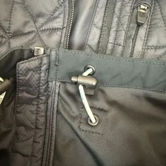 BURTON WOMENS Jacket QUILTED Softshell Full Zip Ski Outdoor Hike Size XS - Picture 10 of 13